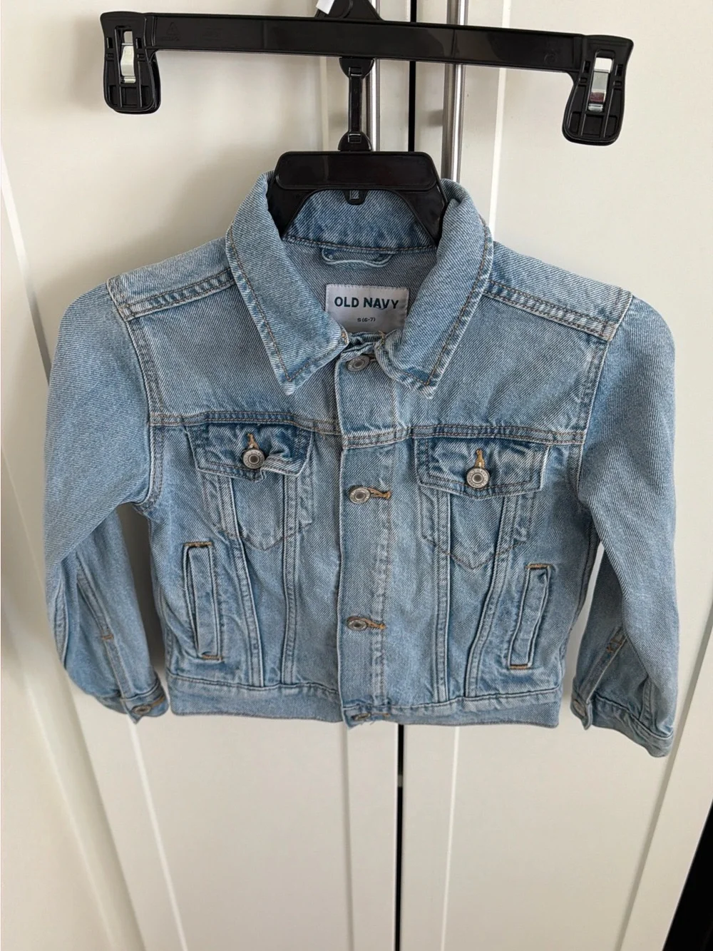 Old Navy Light Wash Denim Jean Jacket for Kids